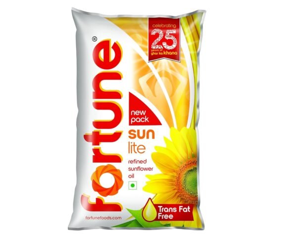 Fortune Sunlite Refined Sunflower Oil, 1L