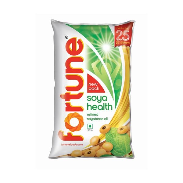 Fortune Soya Health Refined Soyabean Oil, 1 Ltr