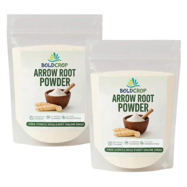 Pure and Raw Arrowroot Powder | Natural Arrow Root Powder (250g x 2)