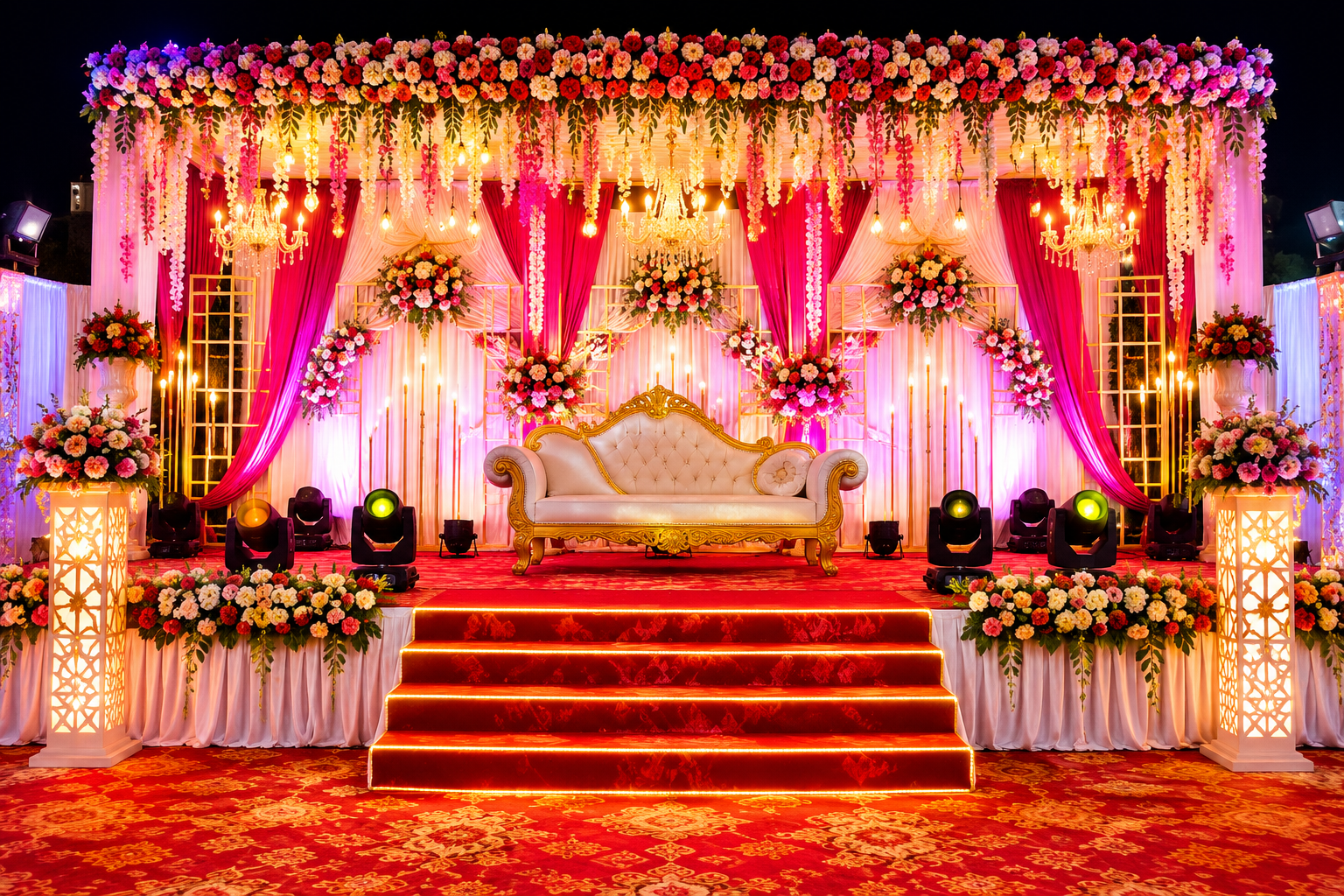 Luxury Marriage Stage Setup